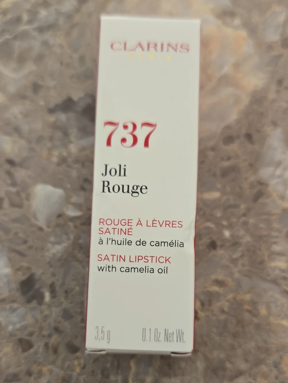 Clarins Joli Rouge Satin Lipstick 737 - Spicy Cinnamon